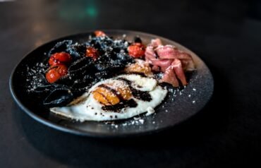 photo of breakfast food serving in plate